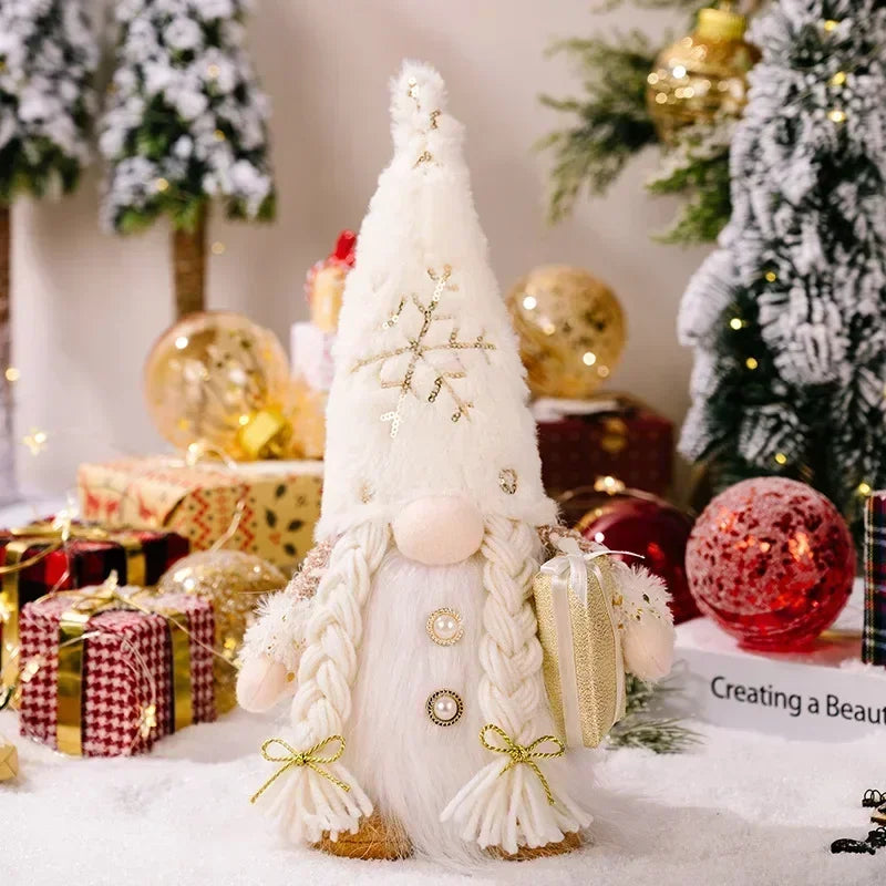 Skanto | Christmas Gnome Decoration | LED Night Light | Warm Glow Holiday Ornament