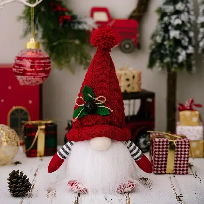 Skanto | Christmas Gnome Decoration | LED Night Light | Warm Glow Holiday Ornament
