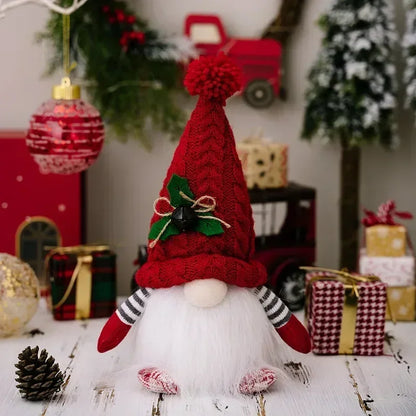Skanto | Christmas Gnome Decoration | LED Night Light | Warm Glow Holiday Ornament