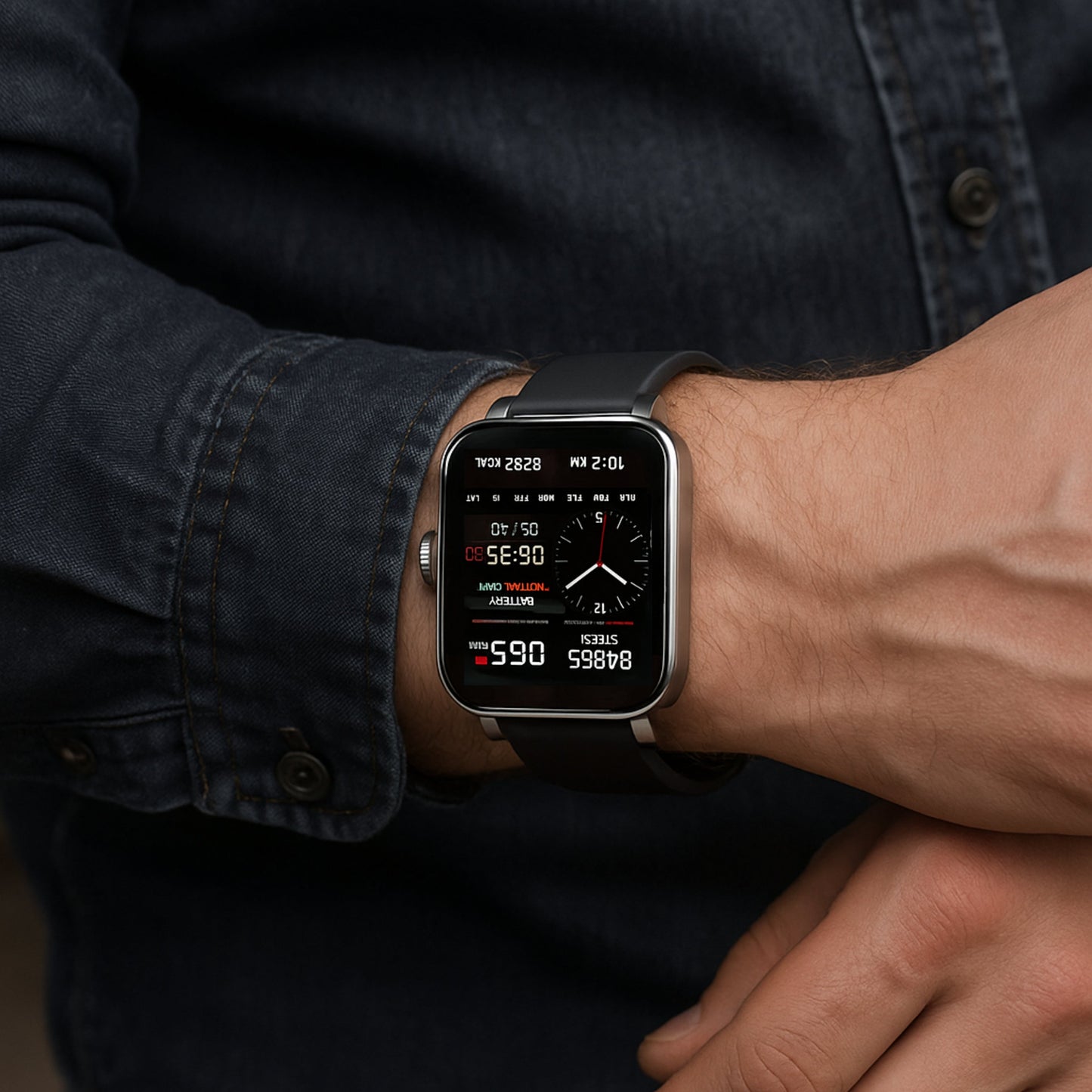 Glucowatch | Non-invasive Blood Sugar Smartwatch – Real-time Monitoring, Trend Tracking & Personalized Notifications Karnz