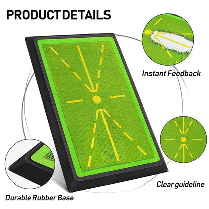 Golf Swing Tracker Mat - Use at Home or Park Bowlift