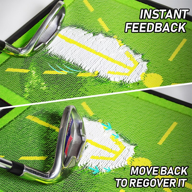 Golf Swing Tracker Mat - Use at Home or Park Bowlift