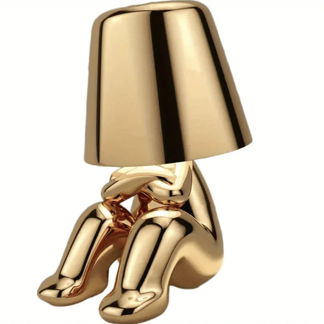 Modern LED Table Lamp in Sculptural Design – Decorative Statuette Lamp for Living Room | Skanto