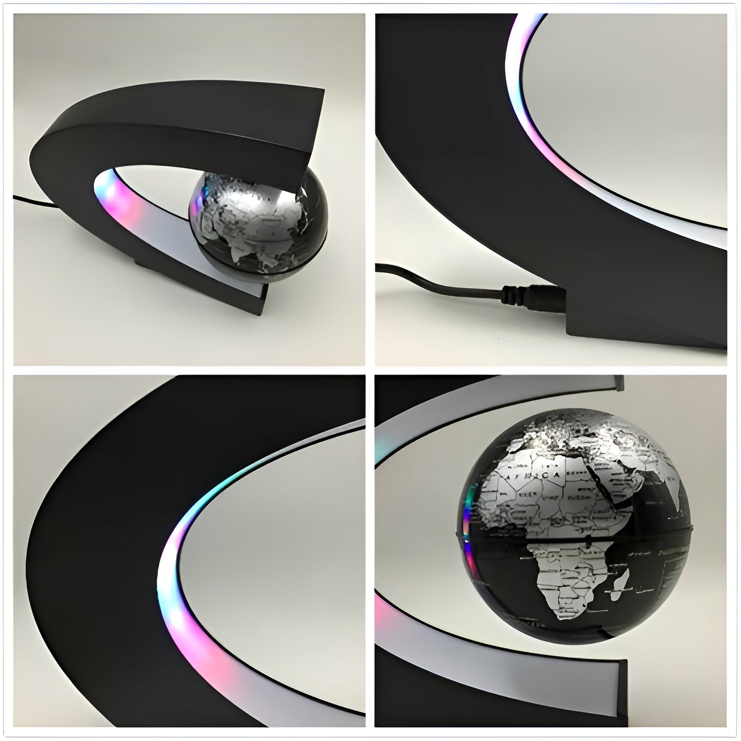 Skanto | Magical Floating Globe with LED Lighting and Educational Touch