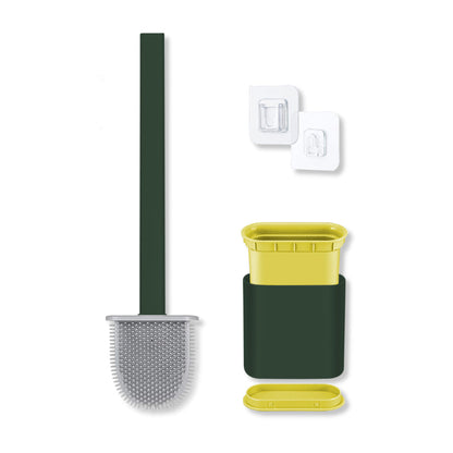 Silicone toilet brush