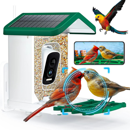 Skanto | Smart Bird Feeder Camera Solar Outdoor Device