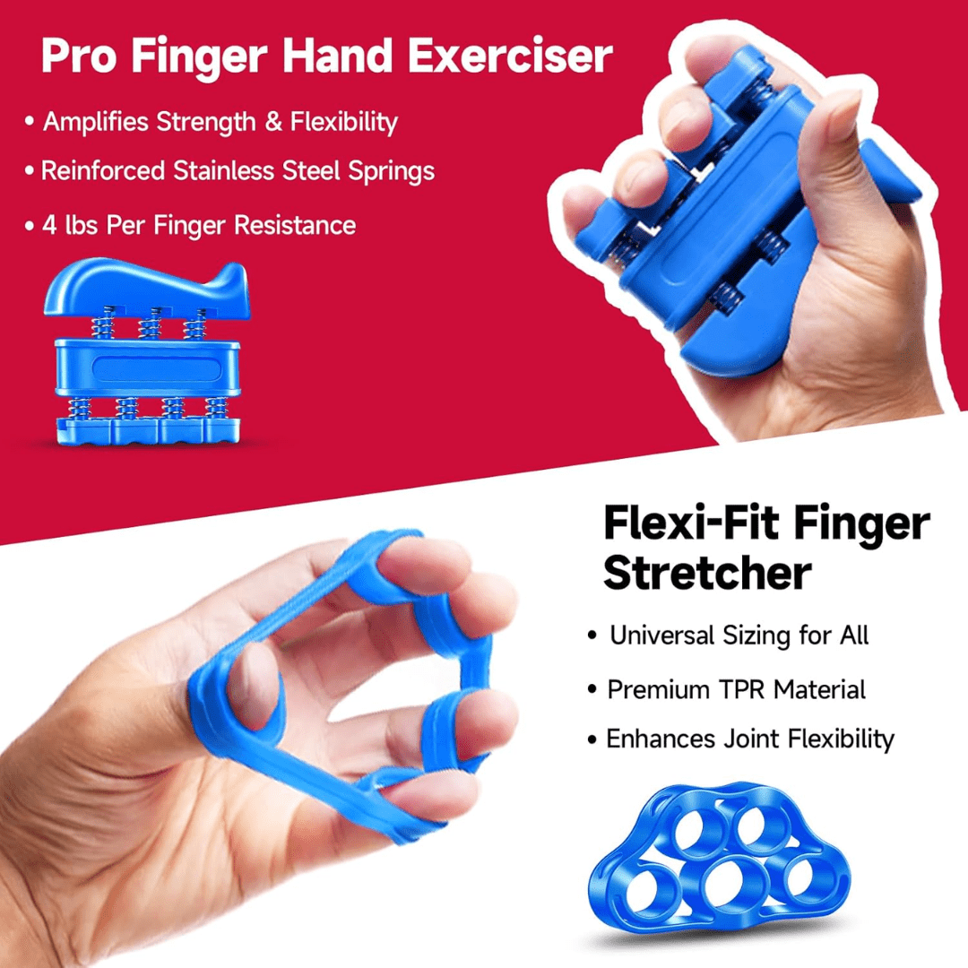 Skanto | Gripmaster – Adjustable Hand Strengthener Set for Grip Strength and Forearm Training