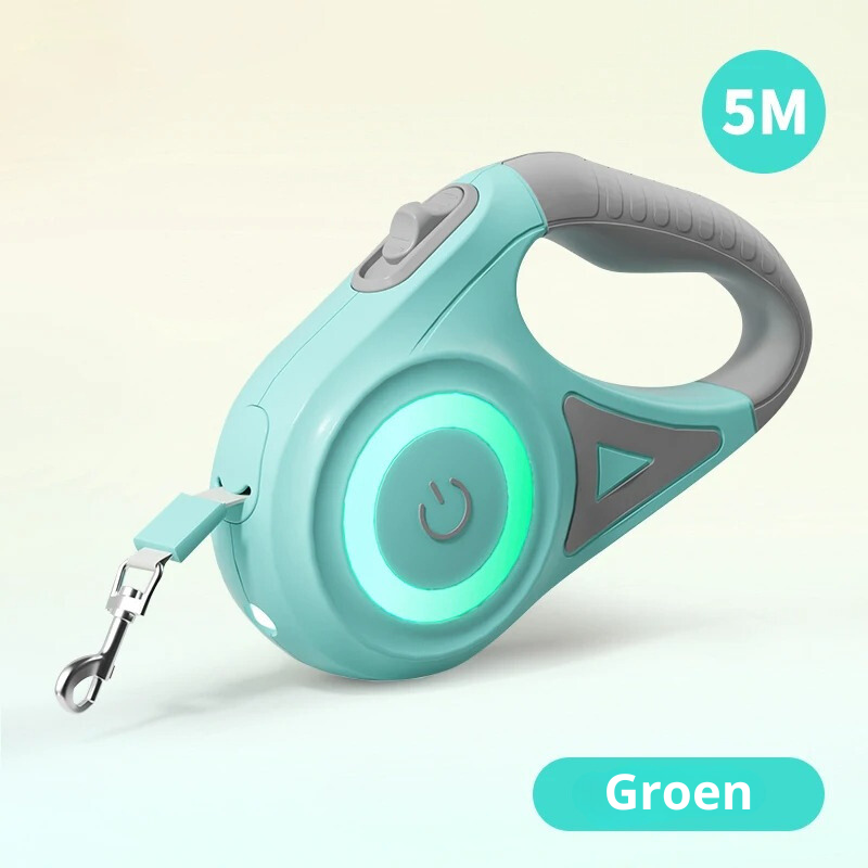 SafeWalk Leash – Illuminated Dog Leash for Safe Walking Bowlift
