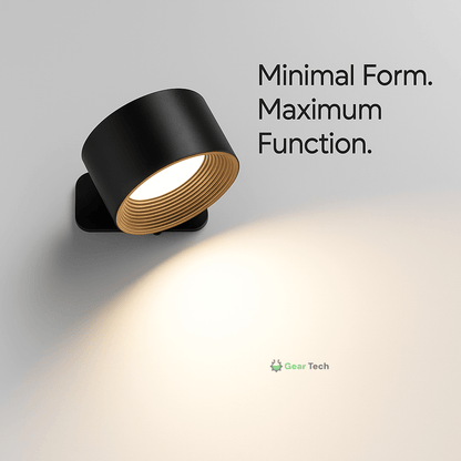 Skanto | Wireless Rechargeable 360° Wall Lamp | Energy-Saving LED, Touch Control & Versatile Home Lighting