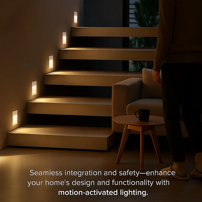 LED Recessed Wall Light with Motion Sensor