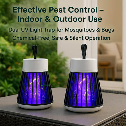 Skanto | Mosquito and Pest Killer Lamp - 2-Pack, UV Light Insect Trap for Indoor and Outdoor Use, Effective Pest Control Solution