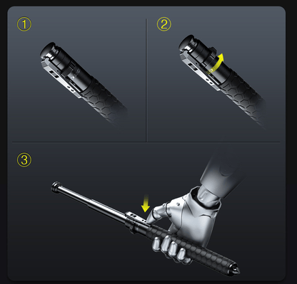 Skanto | Automatic Walking Stick with Self-Defense & Secure Grip