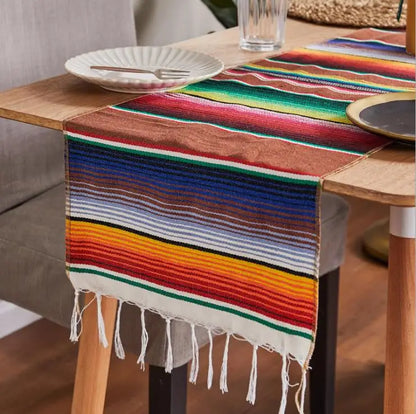 BowLift | Boho Vibrant Mexican Serape Blanket
