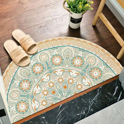 Skanto | Bohemian Non-Slip Half-Moon Doormat