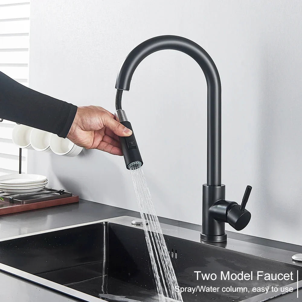 Skanto | Retractable Kitchen Faucet with Touch Control and Sensor Function