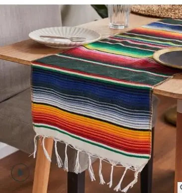 Skanto | Boho Vibrant Mexican Serape Blanket