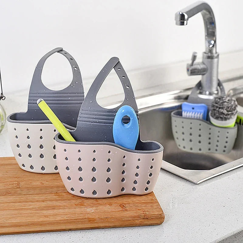 FlexiSink – Adjustable Hanging Sink Organizer | Sponge and Soap Holder for Kitchen & Bath Bowlift