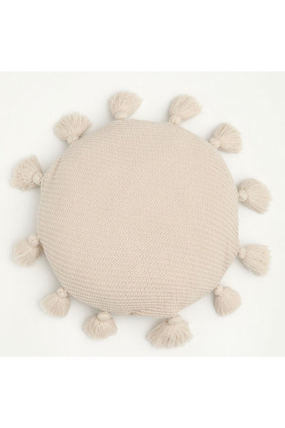 Fringe round seat cushion | Bowlift