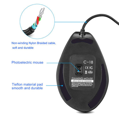 Skanto | Programmable Ergonomic RGB Game Master Mouse