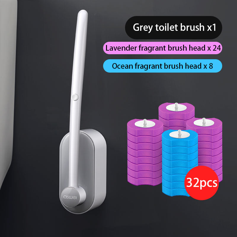 BowLift | Long Handle Disposable Toilet Brush Set