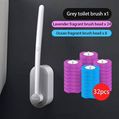 BowLift | Long Handle Disposable Toilet Brush Set