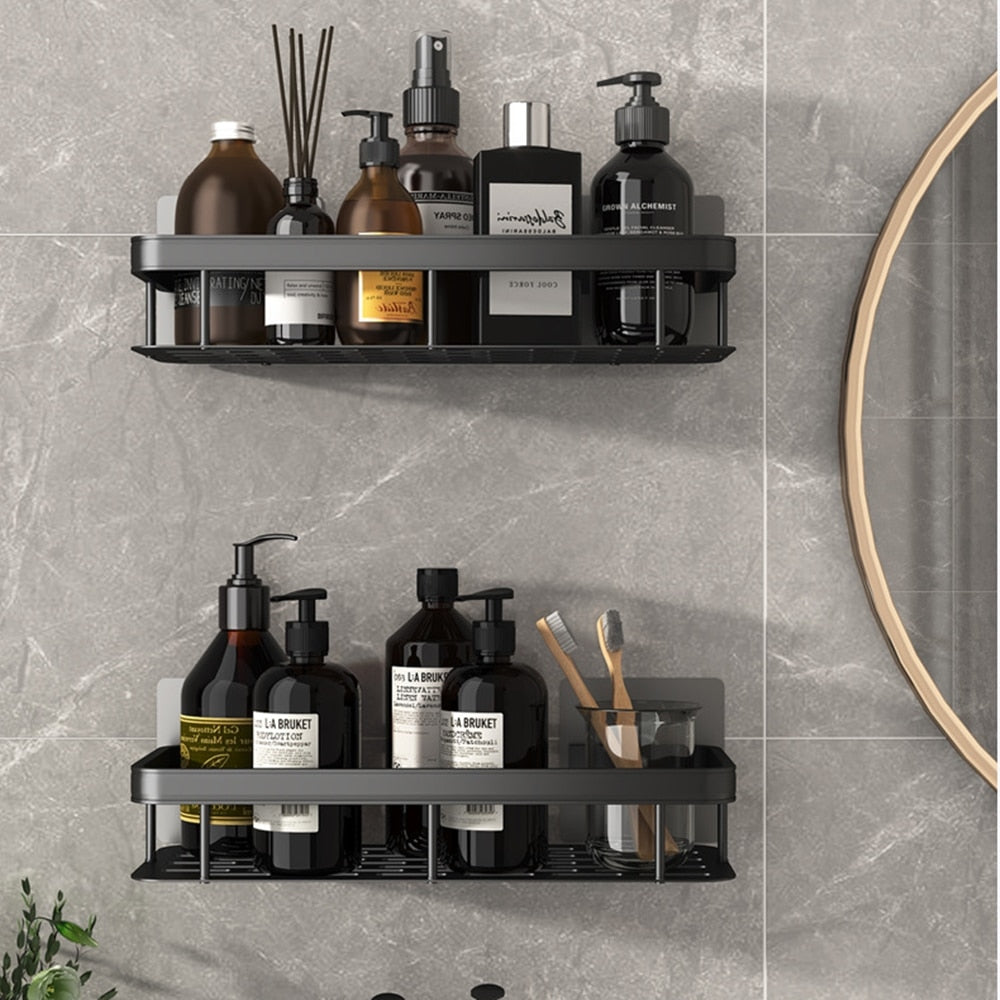 Skanto | Bathroom Shelf Corner Shelf No Drilling Shower Shelf Holder