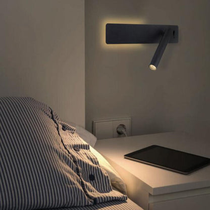 BowLift | Rotatable LED Wall Reading Light for Bedroom | Adjustable Brightness & Colour Modes