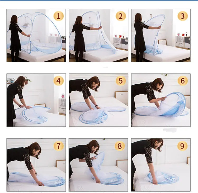 Skanto | Pop-Up Mosquito Net Tent for Two – Portable Insect-Proof Sleeping Tent