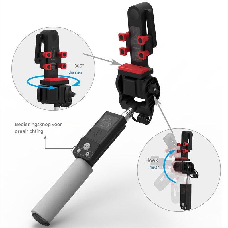 BowLift | Selfie Stick "Image Arc" with 360° Rotation & Bluetooth Remote Control