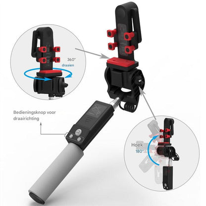 BowLift | Selfie Stick "Image Arc" with 360° Rotation & Bluetooth Remote Control