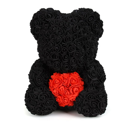 BowLift | Artificial Rose Flowers Teddy Bear