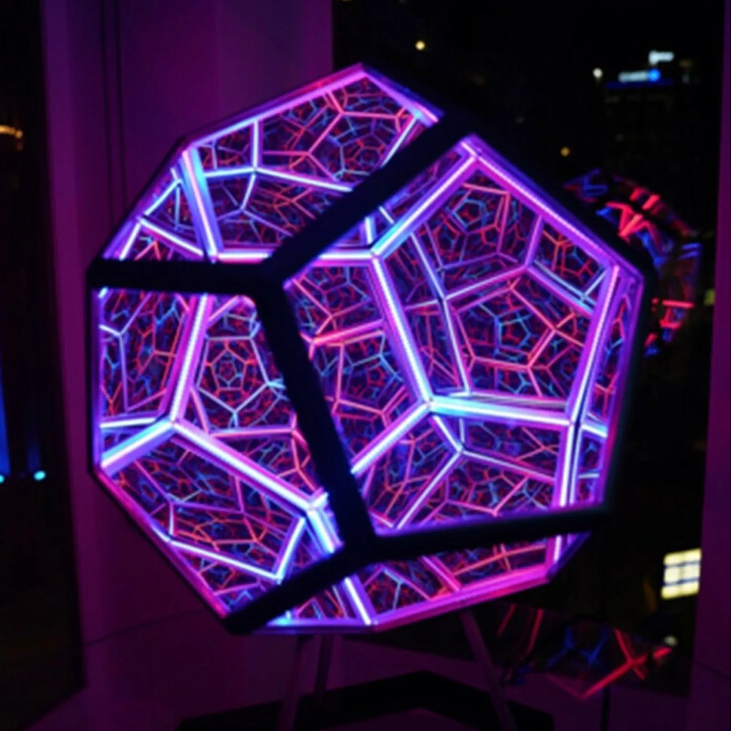 Skanto Infinite Dodecahedron Color Art Light USB Charging Decorative Lamp Home Desktop Decoration Aesthetic Room Decor