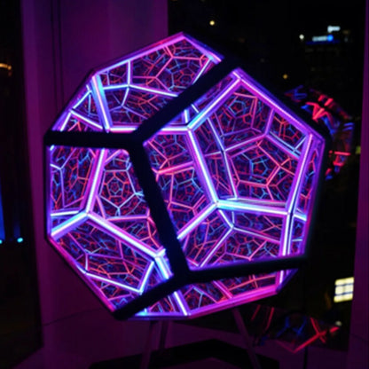 Skanto Infinite Dodecahedron Color Art Light USB Charging Decorative Lamp Home Desktop Decoration Aesthetic Room Decor