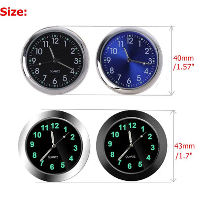 Sandsberg | Luminous Mini Car Clock Stick-on Digital Clock for Car Ornaments