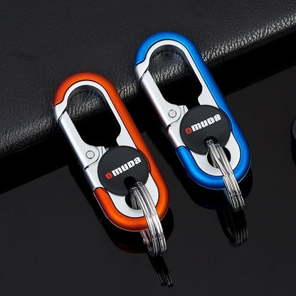 BowLift | Steel Secure Double Ring Hook Keychain