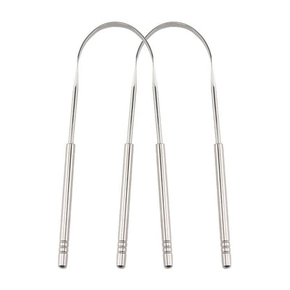 Skanto | Stainless Steel Tongue Scraper for Fresh Breath and Oral Hygiene