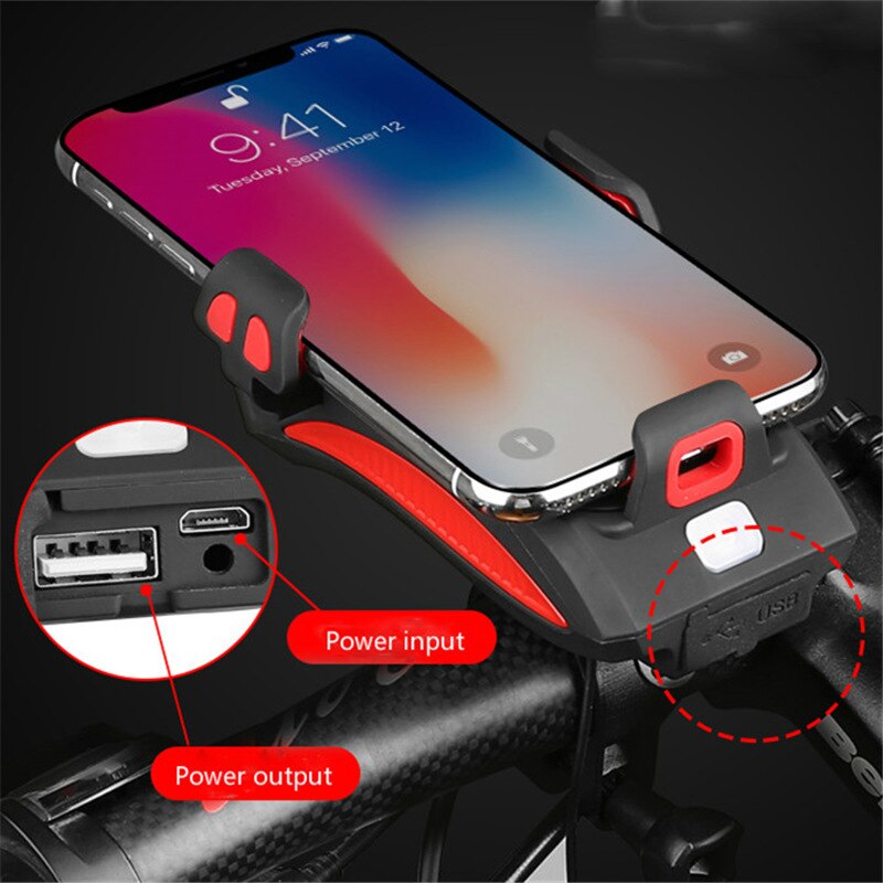 4-in-1 Bike Phone Holder with Powerbank Bowlift