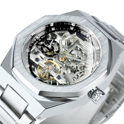 Karnz | Royale Skeleton Mechanical Men's Watch
