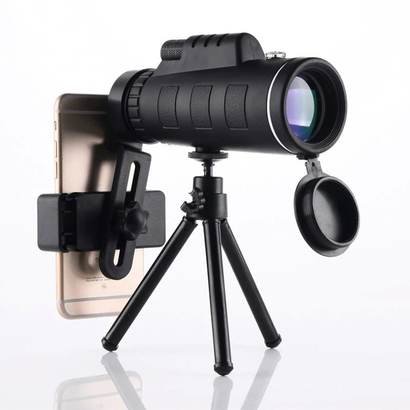 Skanto | Starscope HD Monocular – High-Performance Waterproof Telescope with Smartphone Holder & Tripod