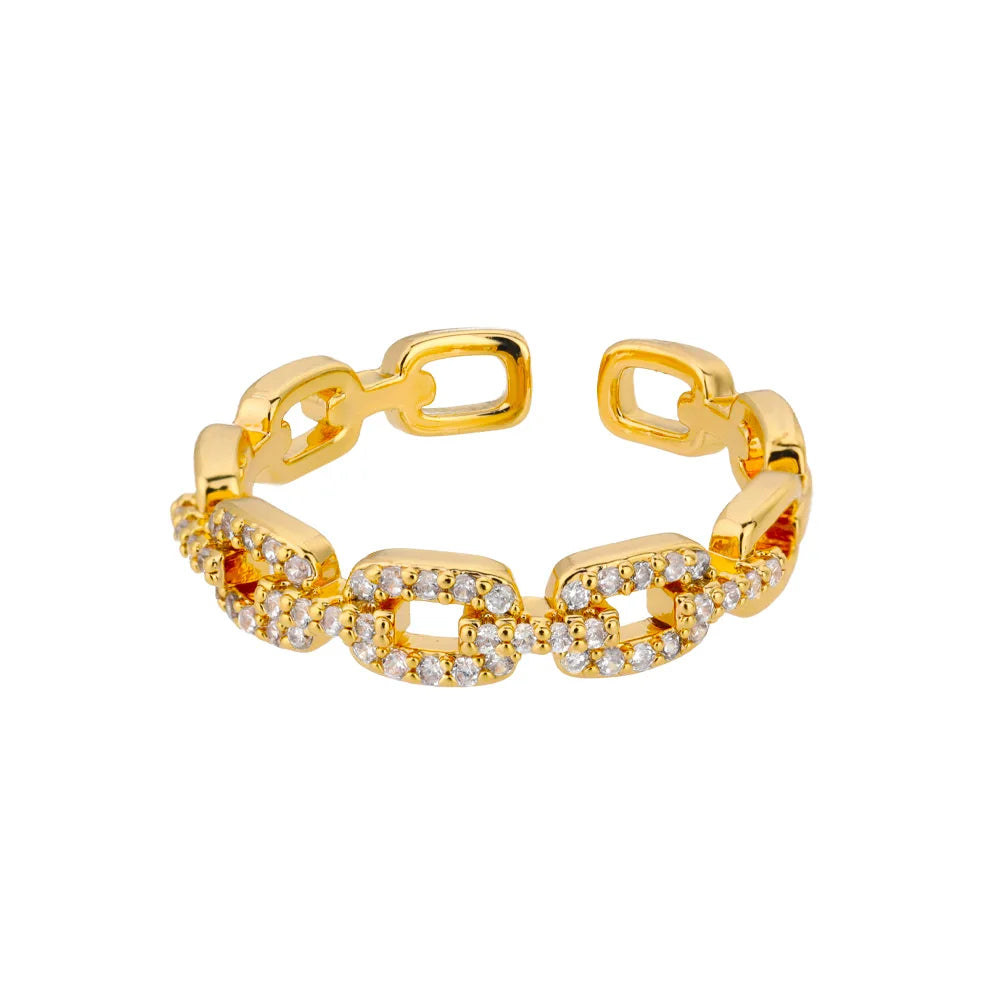 BowLift | Adjustable Diamond Chain Link Ring