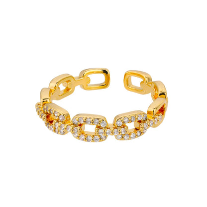 BowLift | Adjustable Diamond Chain Link Ring