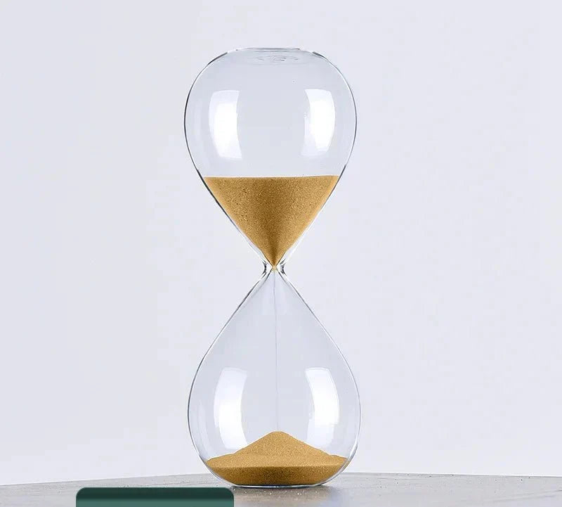 Skanto | Glass Sand Timer | Stylish Decoration with 5/10/30/60 Minute Indication
