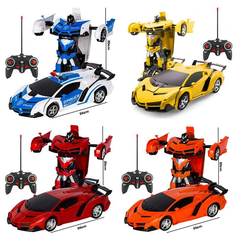 Skanto | 2i1 Robo Racer Transforming RC Car Toy