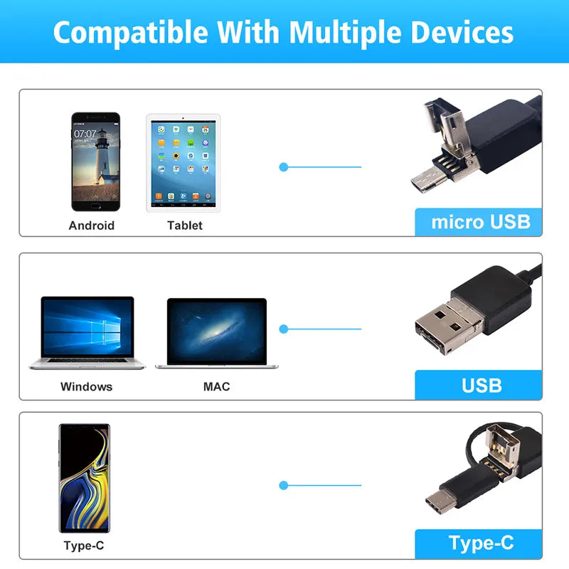 Skanto | Waterproof USB Endoscope Inspection Camera