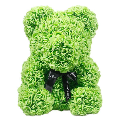 BowLift | Artificial Rose Flowers Teddy Bear