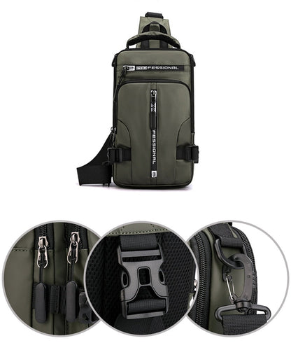 CityTrek Bag - Stylish Waterproof Oxford Crossbody Bowlift