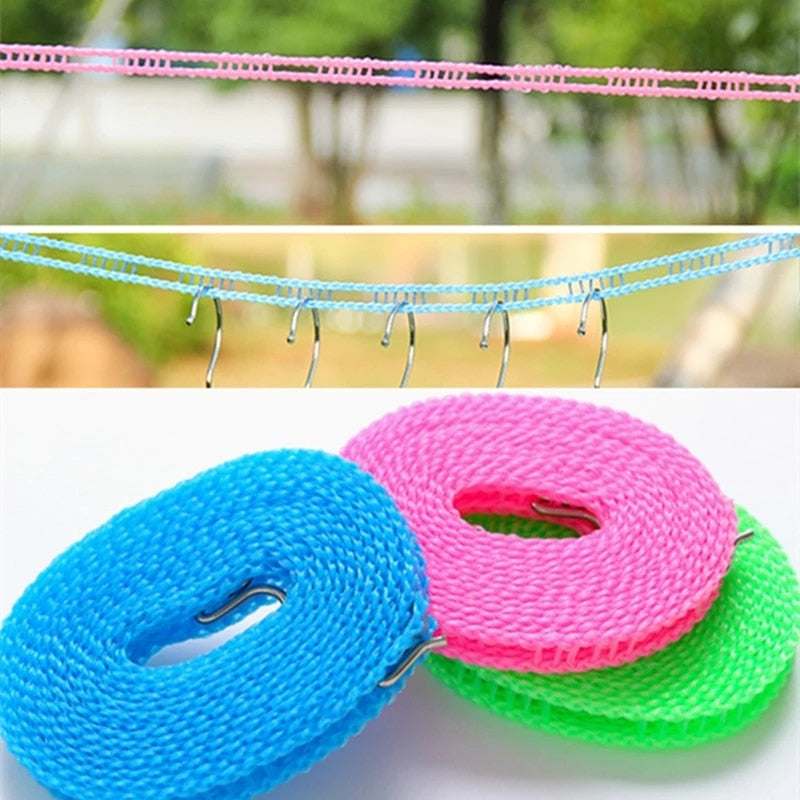 Anti-slip Windproof Clothesline Drying Rope