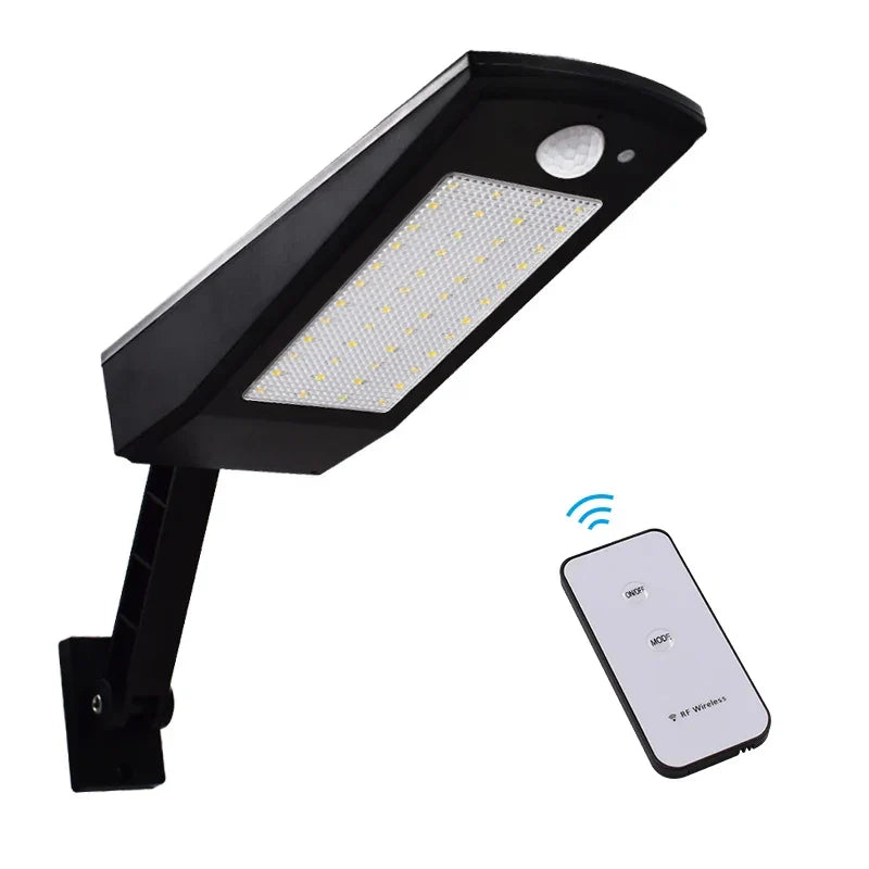 BowLift | Lumenova SolarTech Solar LED Wall Light 900lm | 48 LEDs | 4 Lighting Modes | Motion Sensor & Swivel Arm | IP65 Weatherproof