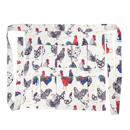 Skanto | Skanto Egg Collecting Harvest Apron - Farm & Garden Apron with Pockets for Chicken, Duck & Goose Eggs