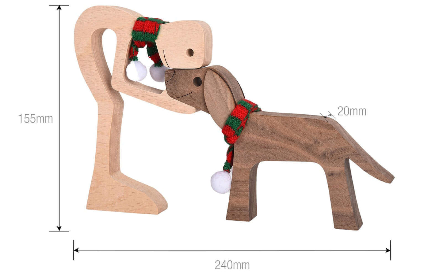 Skanto | Danish Wood Animal Ornaments